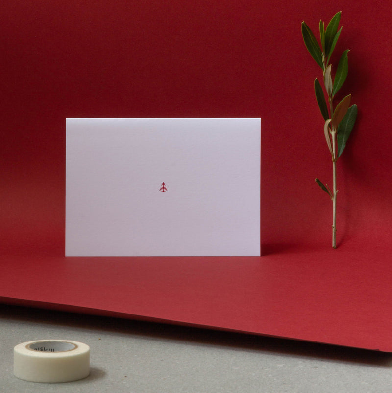 Weihnachten #minimalistisch Klappkarte